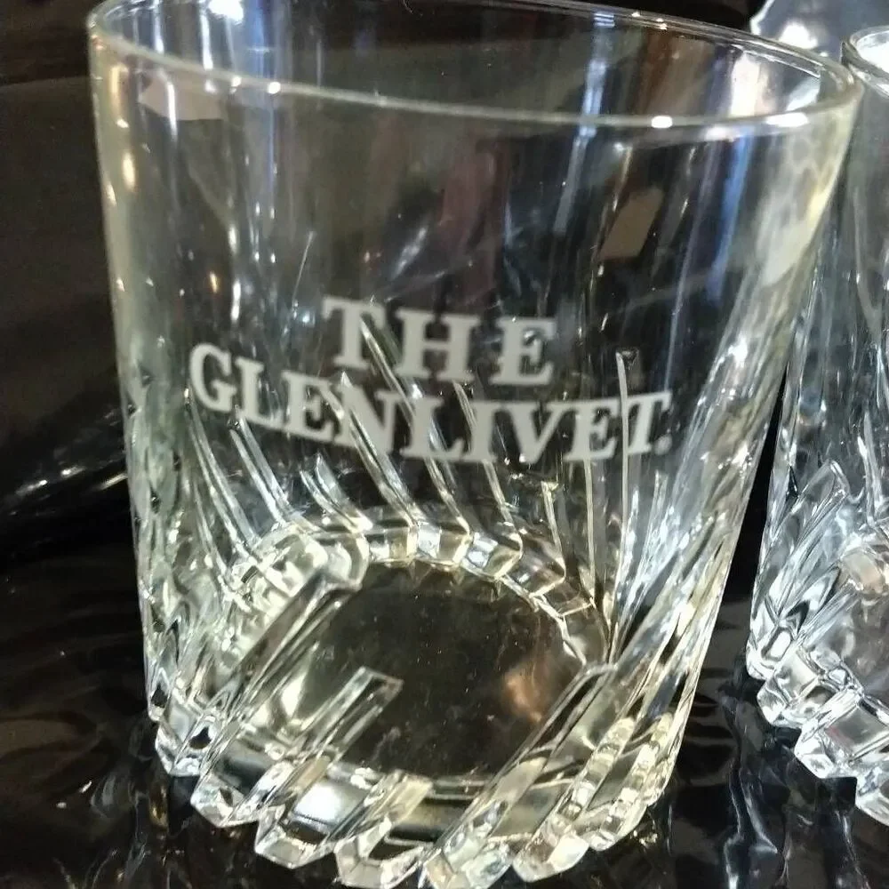 2 The Glenlivet Whiskey Rocks Glasses